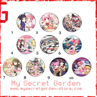 Puella Magi Madoka Magica 魔法少女まどか☆マギカ Anime Pinback Button Badge Set 1a or 1b ( or Hair Ties / 4.4 cm Badge / Magnet / Keychain Set )